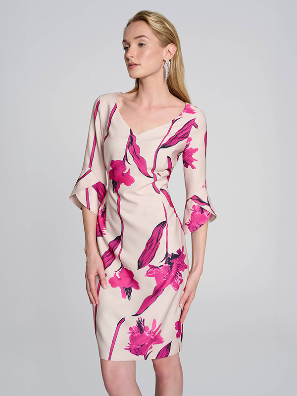 Robe avec manche 7/8 ème