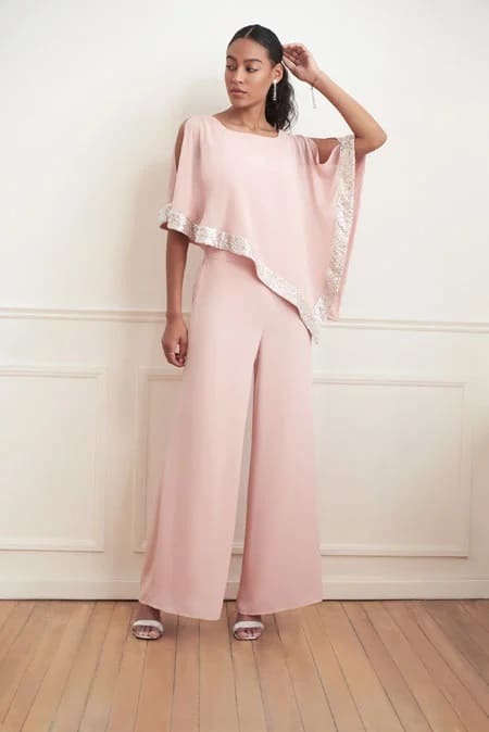 Pantalon et tunique en mousseline